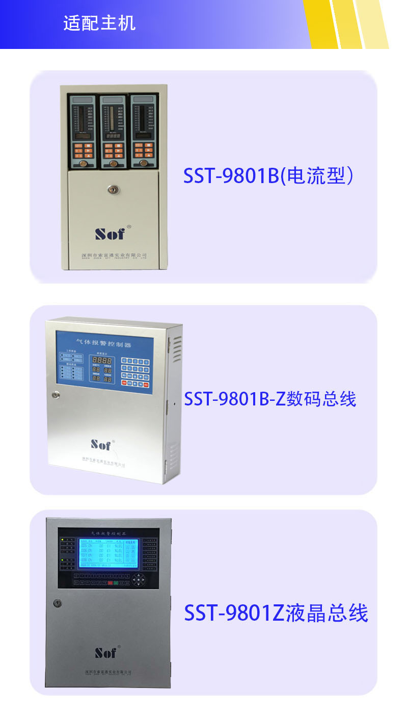索富通GT-9801TC-NH3氨氣氣體探測器(圖2)